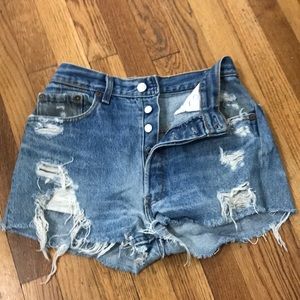 Vintage Levi cut of shorts